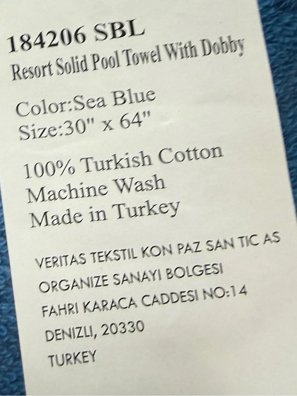 Frontgate Resort Solid Pool Towels (4) - NWT